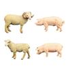 4 Pieces Realistic Animals Action Figure Model for Kids Pretend Toys