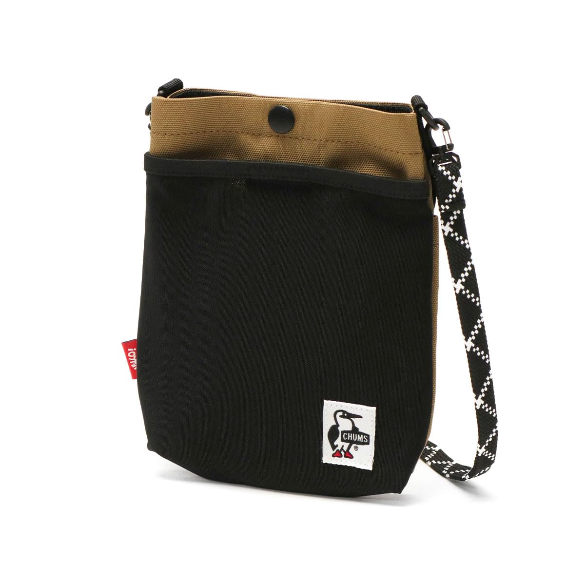 

Сумка Recycle Mesh Карман на плечо Коричневый [Chums] Мужская