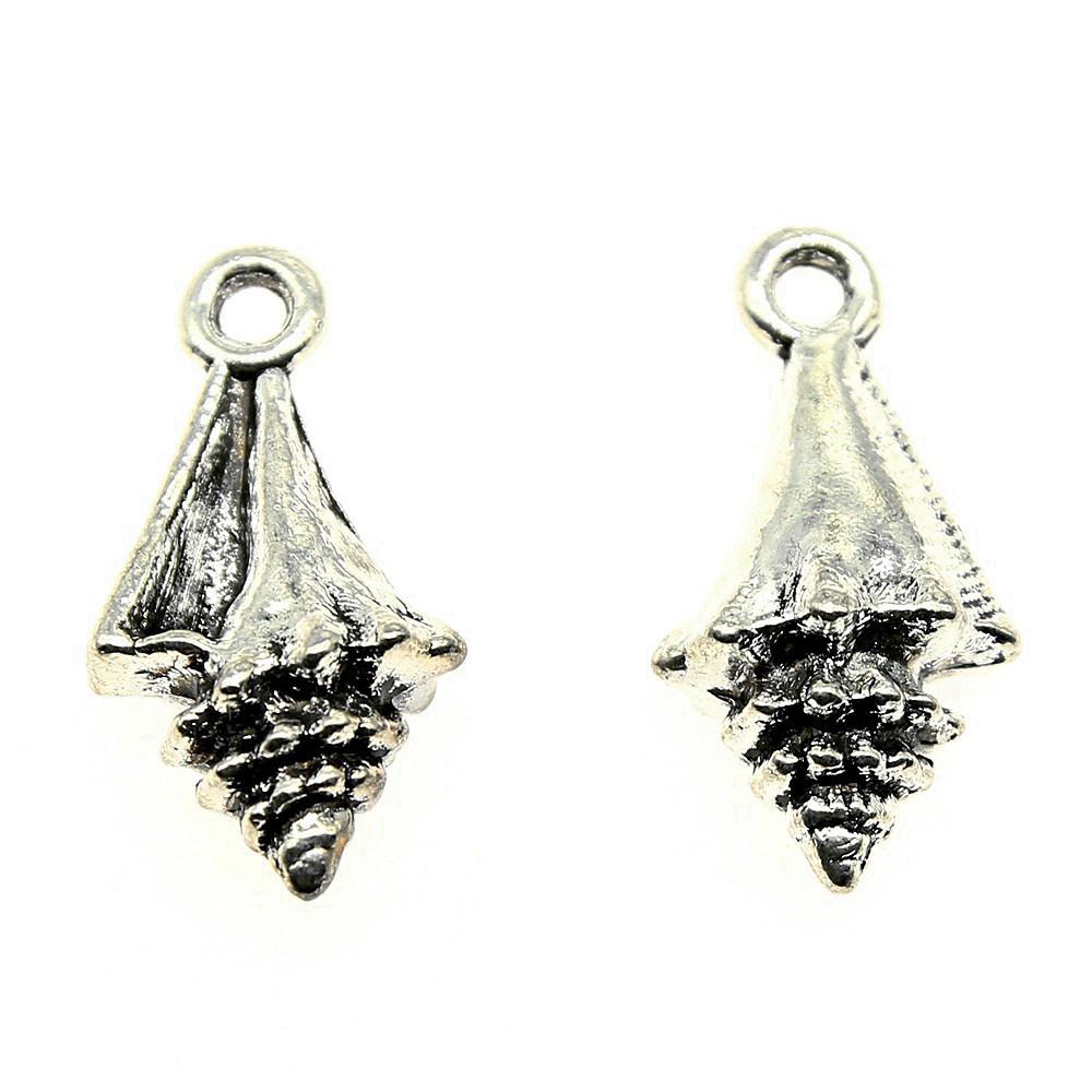Shell Charms Multi Color Alloy Pendants For Beach Themed DIY Jewelry Accessories
