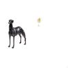 Dog Resin Animal Figurine Table Centerpiece Sculpture for Living Room Hotel Christmas with Metal