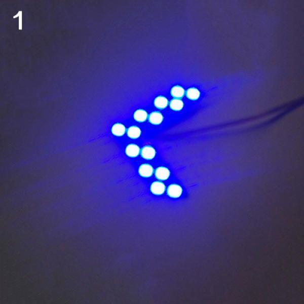 2PCS 14 SMD LED Arrow Panel for Car Rear View Mirror Indicator Turn Signal Light KTY