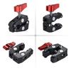 Super Clamp Camera Clamp Mount Monitor 360° Ballhead Magic Arm Double Ball Head Adapter for DSLR Camera/Gopro/LED Lights/phone