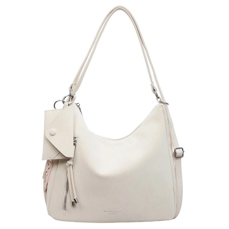 

Large Capacity Underarm Bag Women s Shoulder Crossbody Bag Multifunctional Retro Backpack білий