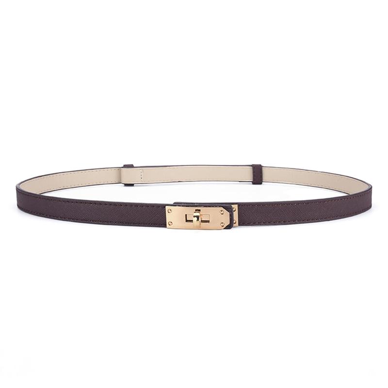 Curea subțire din imitație de piele Accesorii casual pentru femei Ajustabile