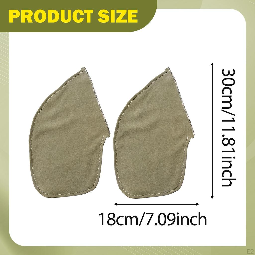 2 Pieces Sew in Side Pocket Clothes Accessory Pouch Clothing Inner Replacement for Jackets