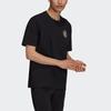 Adidas Originals Artist Tee Ss With Back Print Men Tops Black HA4703