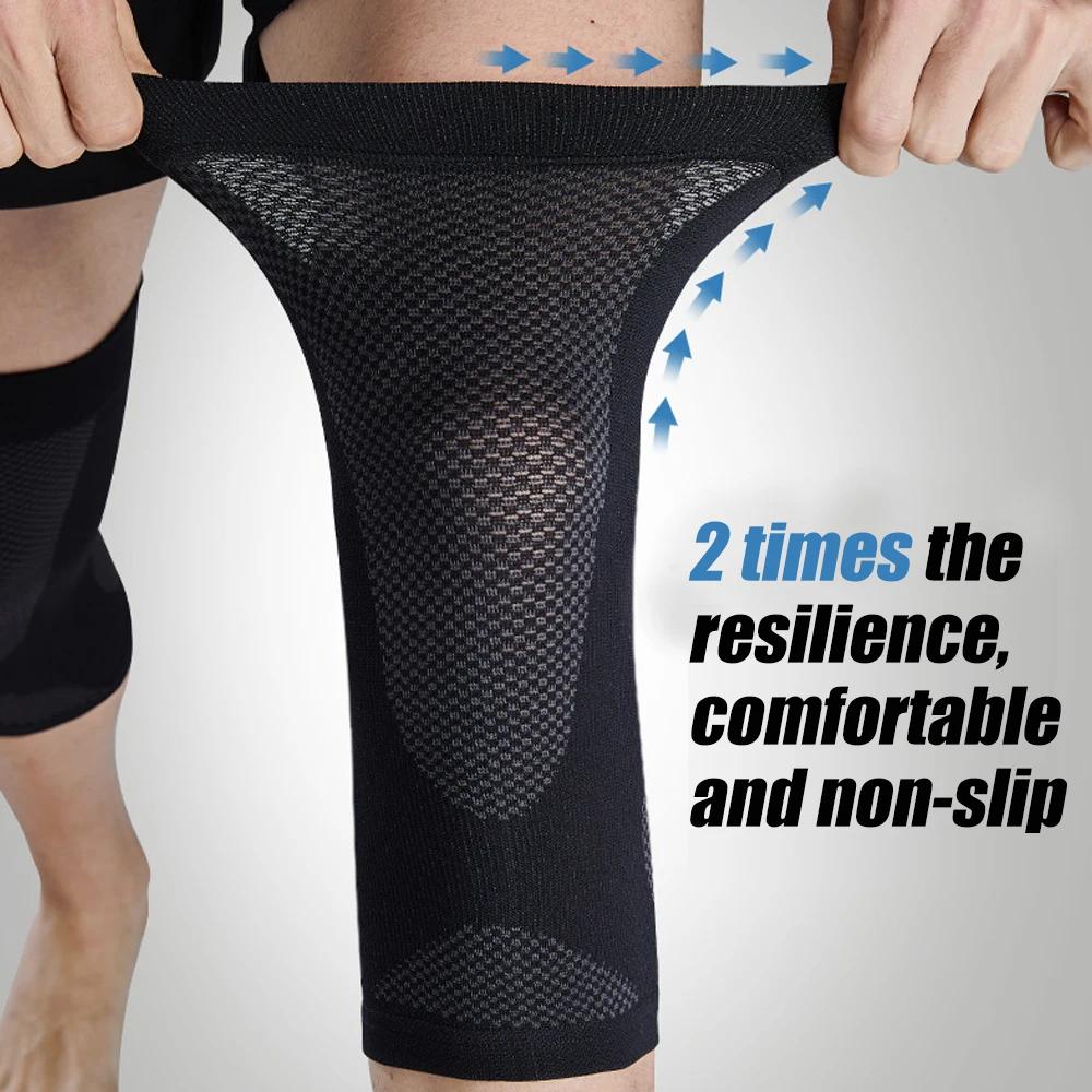 1Pair Summer Ultra Thin Knee Support Brace Sports Knee Pads Male Female Gym Running Knee Protector Arthritis Injury Pain