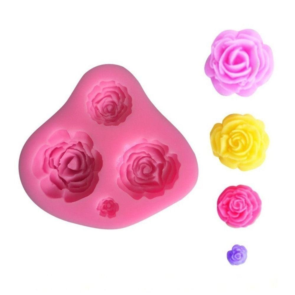 Flower Bloom 3D Cake Mold Silicone Baking Tool New Fondant Soap Mold  Cupcake Candy Chocolate Jelly