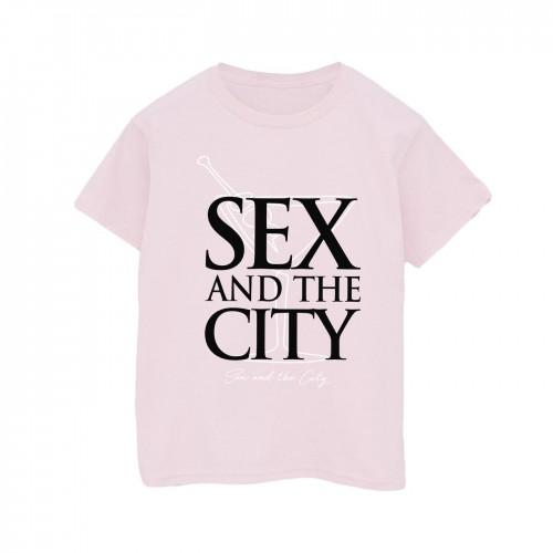 Sex And The City Womens/Ladies Martini Logo Cotton Boyfriend T-Shirt