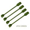 4Pcs Silicone Spatula Heat Resistant Long Handle Dual-Ended Scraper with Spoon Jam Spatulas Kitchen Gadget Kitchen Accessories