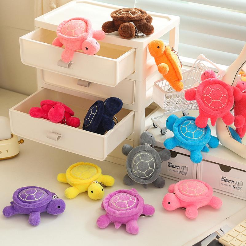 Luminous Little Turtle Plush Pendant Keychain Ornament