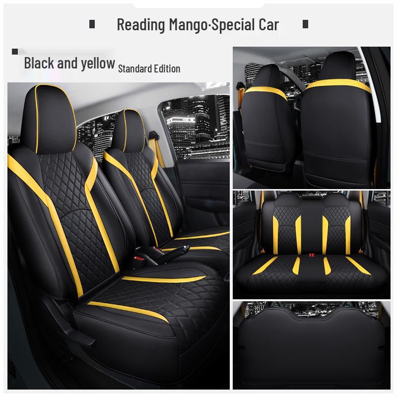 

Mango Redding Universal Leather Car Seat Covers - Full Surround, Four Seasons Special for Redding