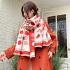 Scarf women's winter new imitation cashmere versatile air conditioner shawl women's high-end sense outer warm scarf