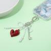 Aesthetic Keychains Purse Handbag Backpack Bag Pendant Charms Heart Bows Keychains Charms Car Keyring for Women Girls