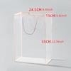 10pcs Transparent Plastic Gift Bag For Flowers Bouquet Wedding Festival Party Favors Packing Handbag Candy Box 35cmx15cmx24.5cm