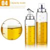 Automatic Opening Cooking Sauce Bottle 180/300/500ml Oil Storage Bottles  for Vinegar