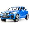 1:32 Compatible for BMW X5 SUV Model Car Toy, Zinc Alloy Pull Back Toy Car with Sound and Light for Kids Boy Girl Gift