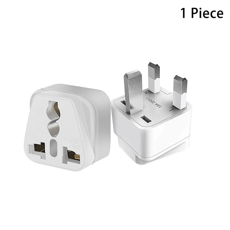 

1 Piece Type G Singapore Malaysia United Kingdom Power Socket Converter White Black 13A Au Eu Cn Us To Uk Travel Plug Adapter