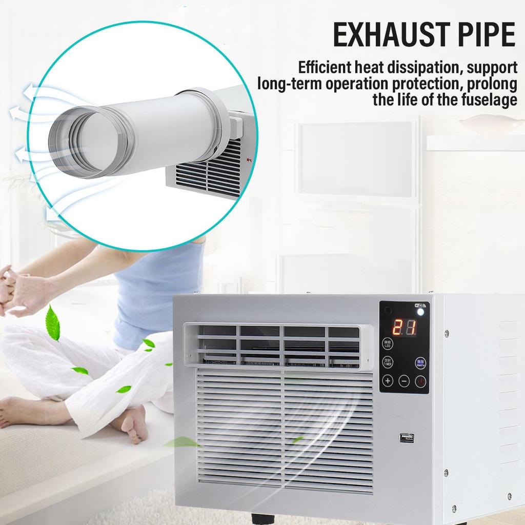 Aparat de aer condiționat portabil mic, cu telecomandă inteligentă, economie de energie, dezumidificare, aparat de aer condiționat pentru dormitor, răcitor de aer, 18x11x9.1in