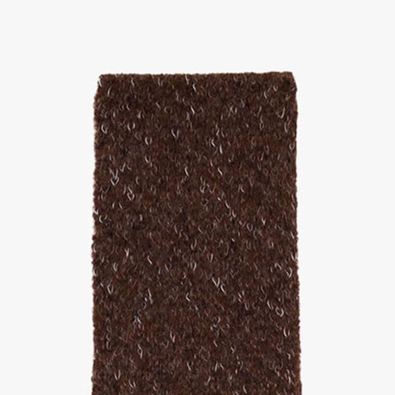 PINK PINEAPPLE COZY CANDY MUFFLER_BROWN