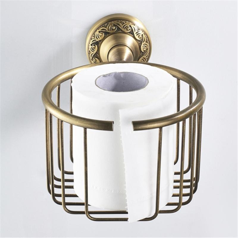 Retro Style Metal Paper Towel Dispenser Quick Setups No Tool Need Strong Performances Bathroom Organizers Essential