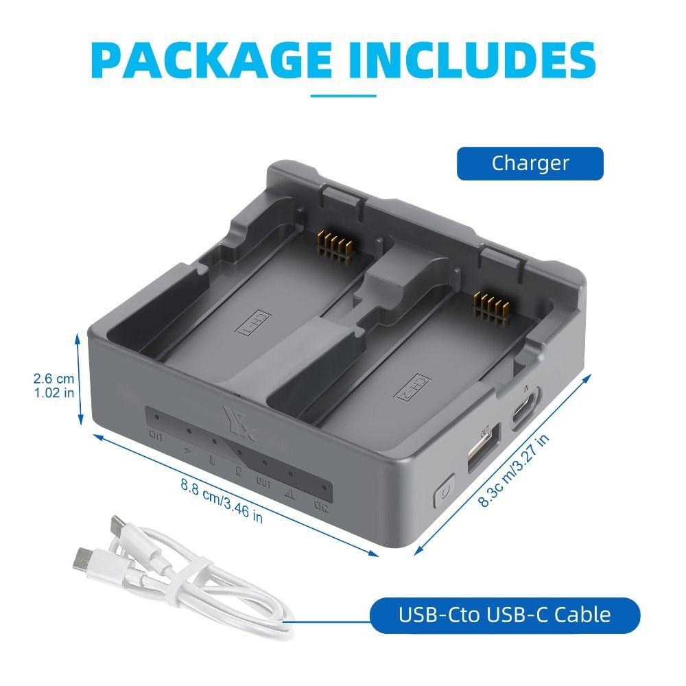 Fast Charging Drone Charging Hub Two-Ways Battery Storage Station for DJI NEO 2 Drone Accessories