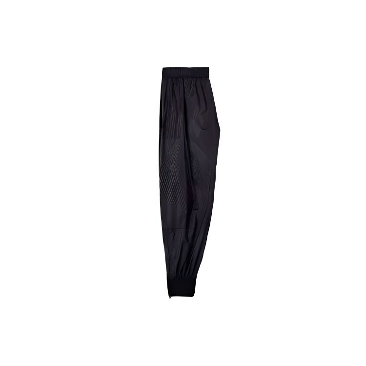 

Y-3 X Real Madrid Collaboration SS22 Solid Color Logo Print Striped Cuffed Sports Pants Unisex Pants Black HI0924 M
