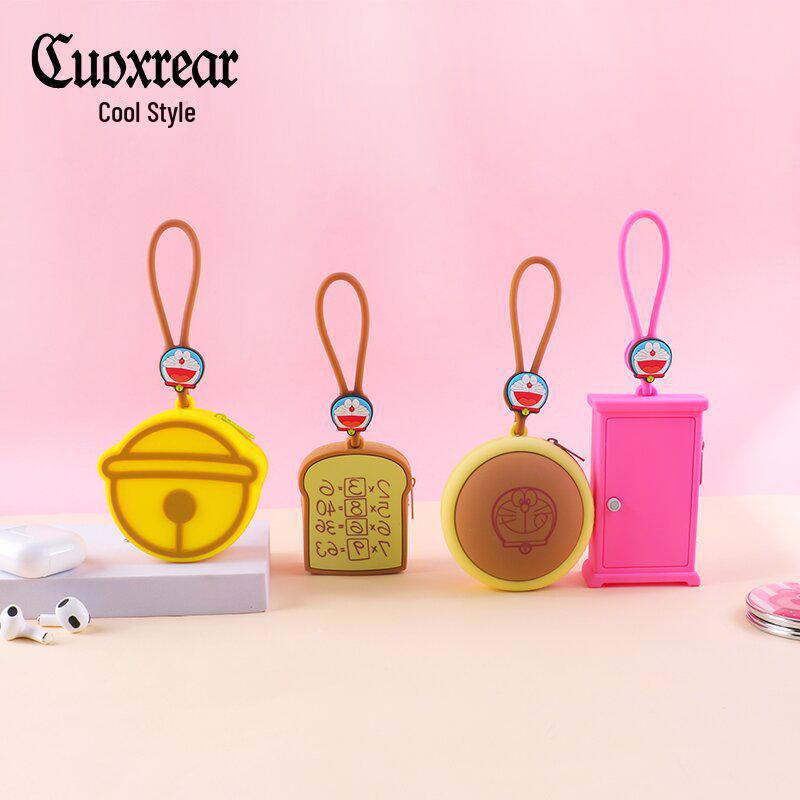

Doraemon 3D Dorayaki Silicone Coin Purse & Earphone Bag