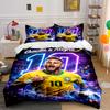 Brasilien Fußballspieler Bettwäsche-Set Bettwäsche-Set (1 Bettbezug, 2 Kissenbezüge, Bettdecke nicht enthalten)