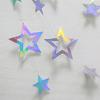 3.7M 12.1ft Paper Silver Star Garland Room Hanging Decoration Birthday Party Decoration BannerAdult Graduation New Year Decor 5
