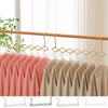 Stainless Steel 7 Slots Clothes Hanger Foldable Clothes Drying Rack  Dormitory