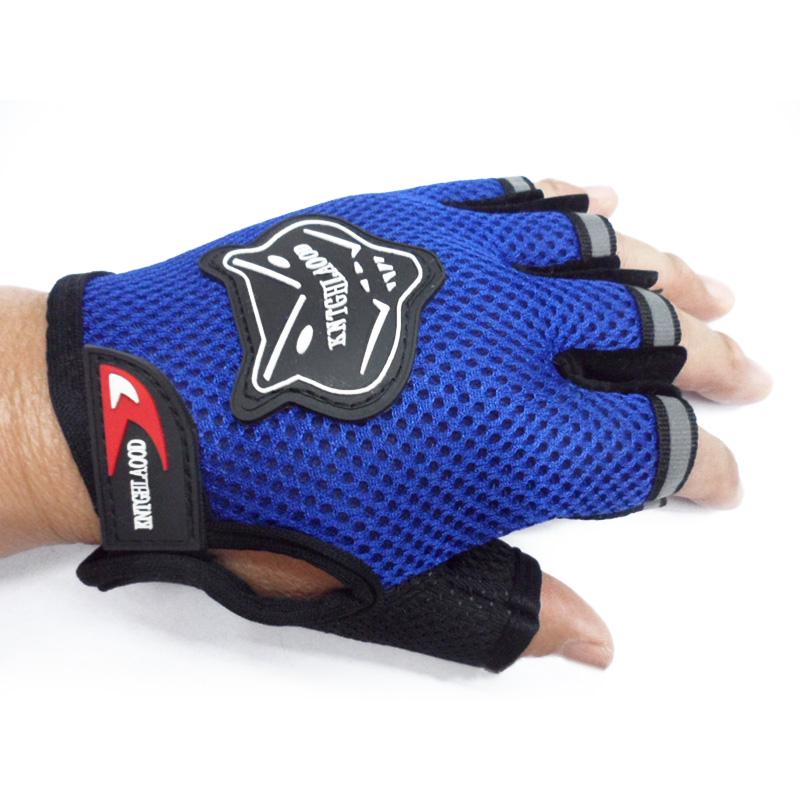 Children Kids Bike Gloves Half Finger Breathable Anti-slip For Sports Riding Cycling Sporting Gloves For Sport One Size