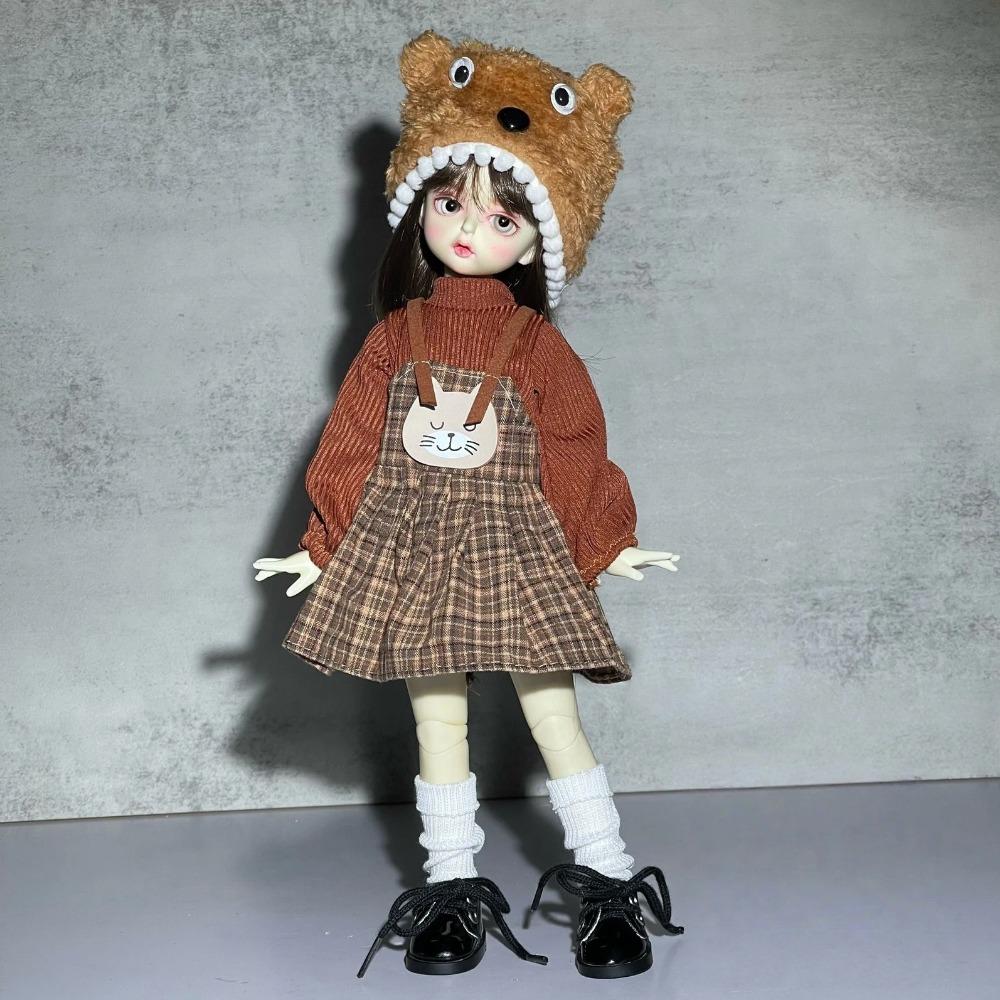 Niedliches 30cm Puppenoutfit Ersatzkleidung 1/6 BJD Puppe Prinzessinnenkleid Set Sweet Lolita Dienstmädchenkleidung Puppenzubehör Mädchengeschenk