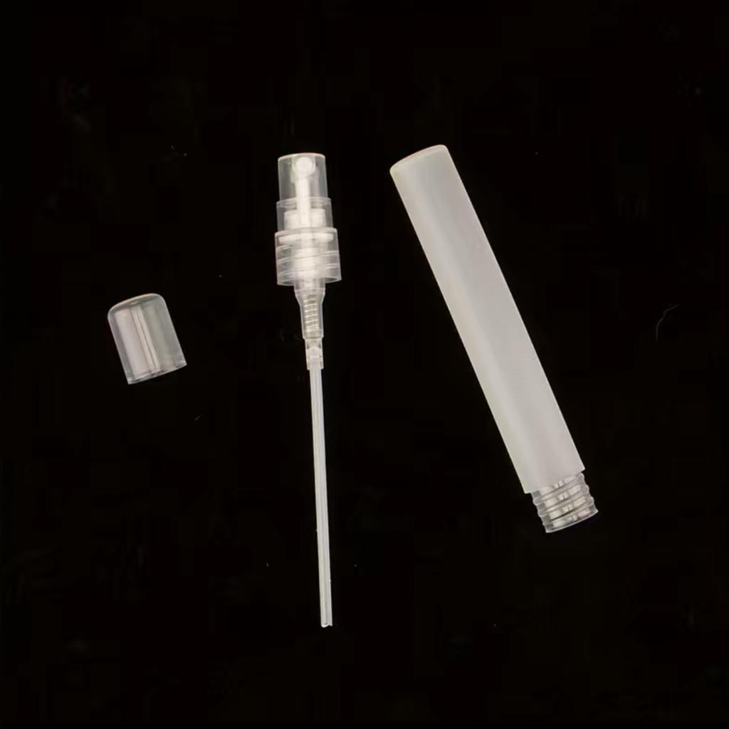 12pcs 10ml Perfume Atomizers Refillable Matte Clear Small Travel Size Spray Bottles Dispenser Tube For Fine Mister Mini E