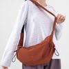 Casual Oxford Cloth Messenger Bag Women's Bag New Campus Sports Style Solid Color Foreign Style Canvas Bag Large Capacity Dumpling Bag