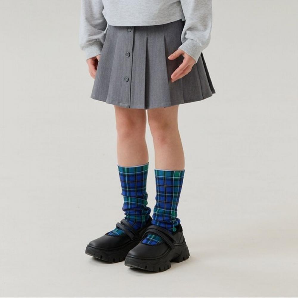 

Oliven Pleated Obiskirt Melange Gray MELANGE GRAY/110