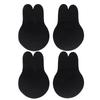 4Pcs Adhesive Pasties Washable Reusable Health Safe Practical Adhesive Intangible Bra for Dance