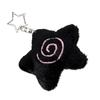 Adorable Starfish Sturdy Plush Keychain Lovely Bag Charm Accessory Portable for Girls Teens Couples Daily Casual Use
