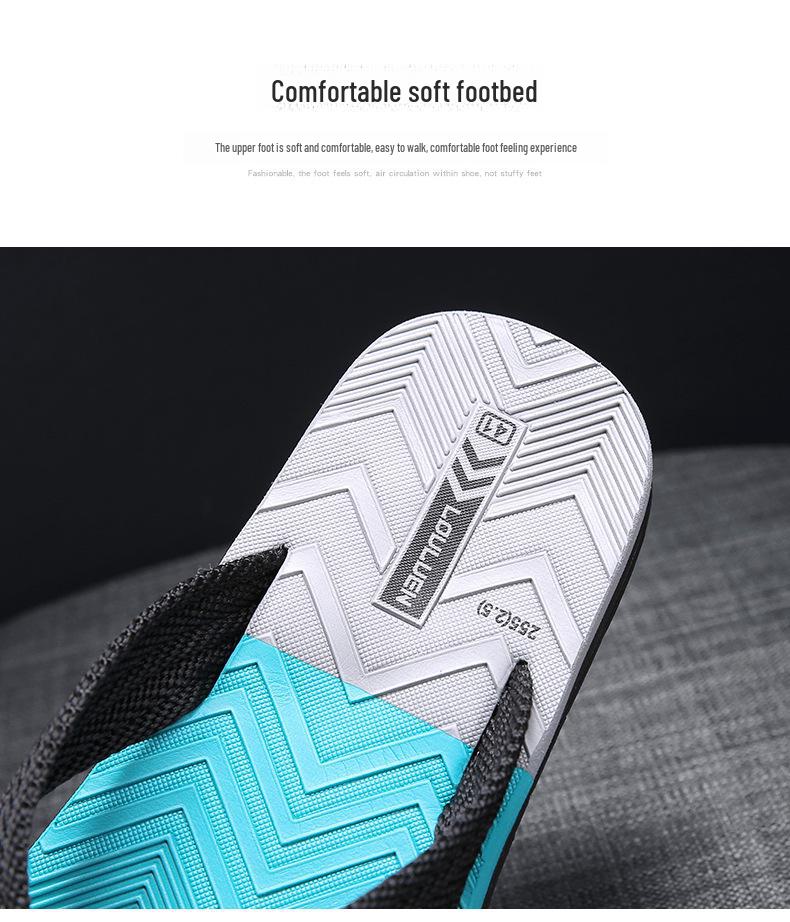 Men's Summer Trendy Casual Beach Flip Flops - Outdoor Wear Slippers