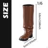 1/6 Woman's Knee High Boot Doll Shoes, Knight Boots Footwear for 12inch Action Figure Dress up