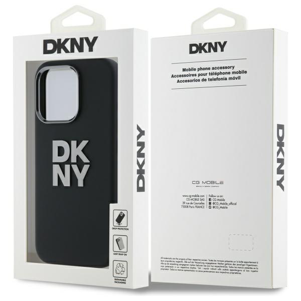 Dkny Dkhcp16Xsmcbsk Iphone 16 Pro Max 6.9 Czarny/Black Hardcase Liquid Silicone Metal Logo