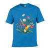 Wildflower Bouquet Colorful Mixed Flowers Botanical Floral Graphic Unisex Summer Tshirt Top