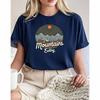 Polyester  100% The New Short-sleeved T-shirt of The Mountains Are Calling Graphic T Shirts Aesthetic Women Clothes Harajuku