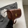 Fashion Retro Twist Lock Closure Messenger Bag