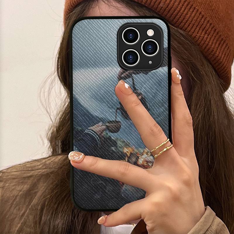 Camping Nature Mountain Phone Case Hard Leather Case for iPhone 11 12 13 Mini Pro Max 8 7 Plus SE 2020 X XR XS Coque