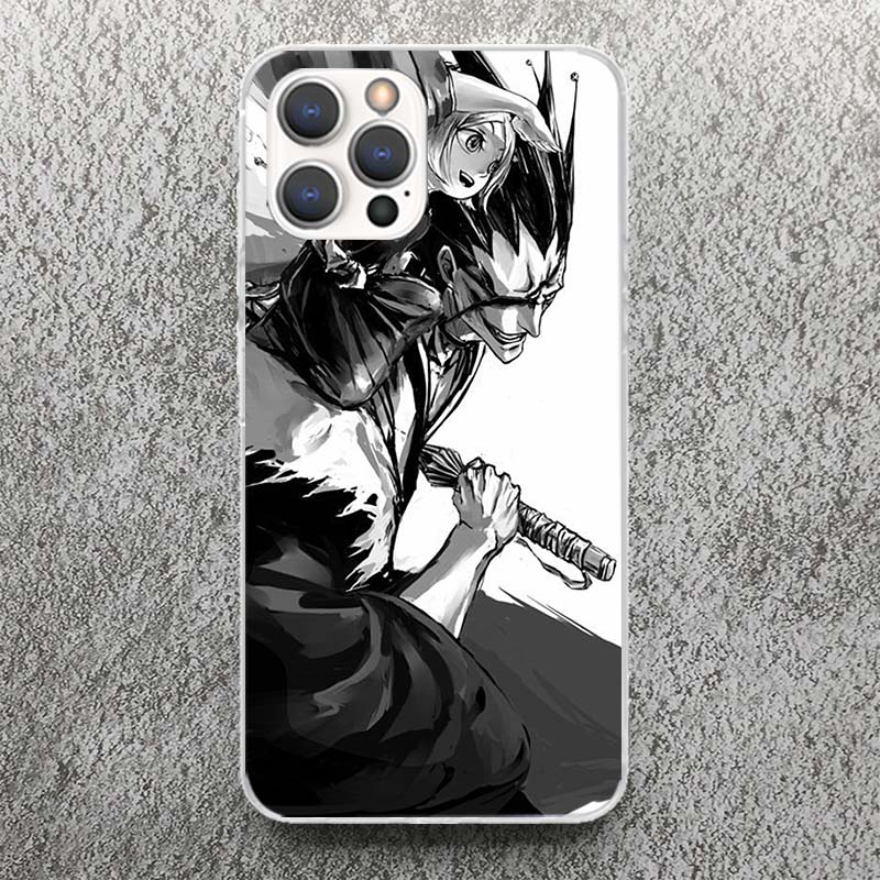 Bleach Zaraki Kenpachi Phone Case For iPhone 17 16 15 14 13 12 11 Pro Max Mini Plus Air 7 SE 8 Soft Silicone Print Shell Funda F