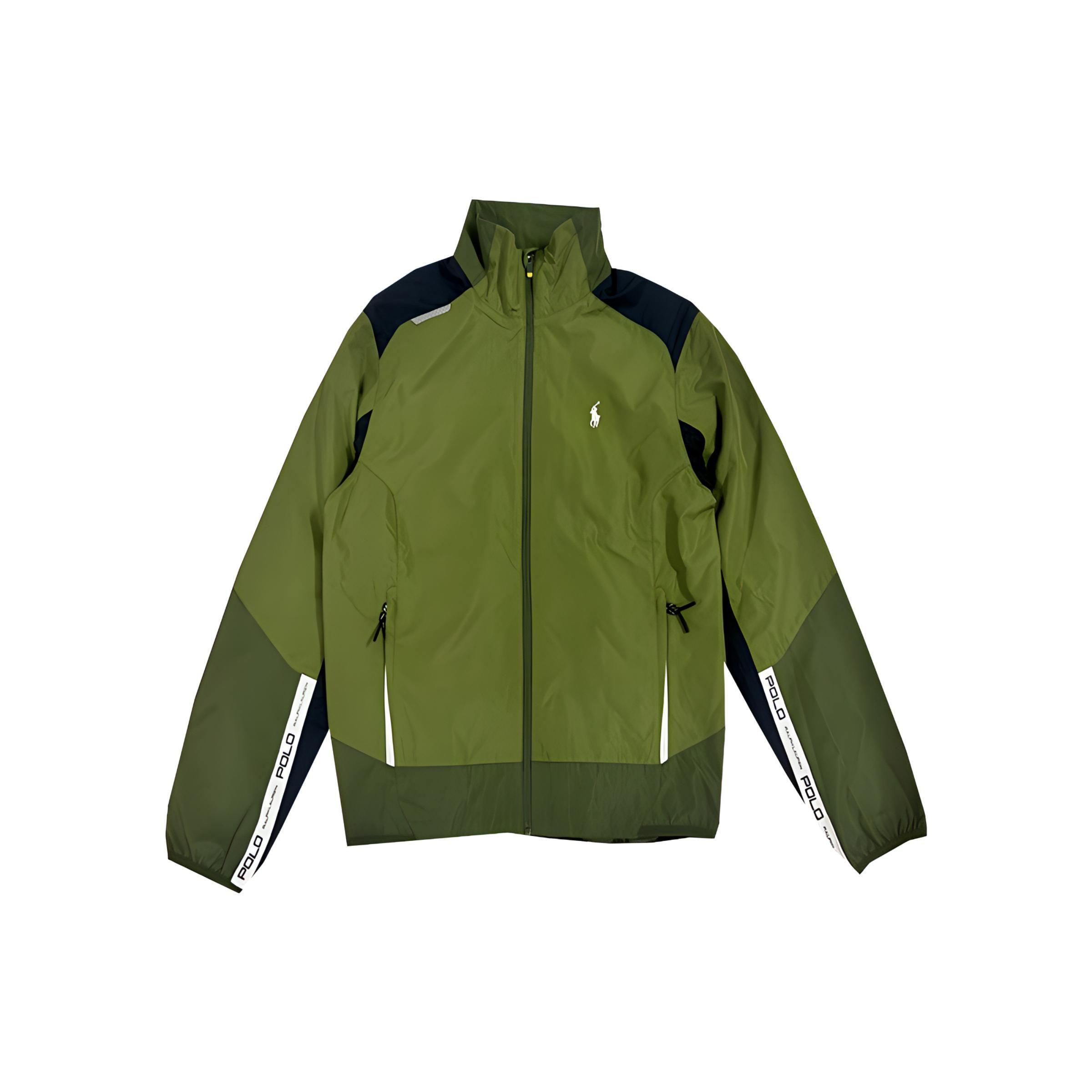 

Polo Ralph Lauren FW23 Цветные блоки Маленький Пони Логотип Вышитый Длинный Рукав Куртка Мужские Куртки Зеленый 710843333-001 M