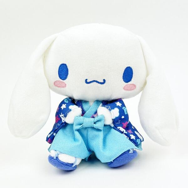 Sanrio Cinnamoroll Houndstooth Kimono Plush Decor Blue