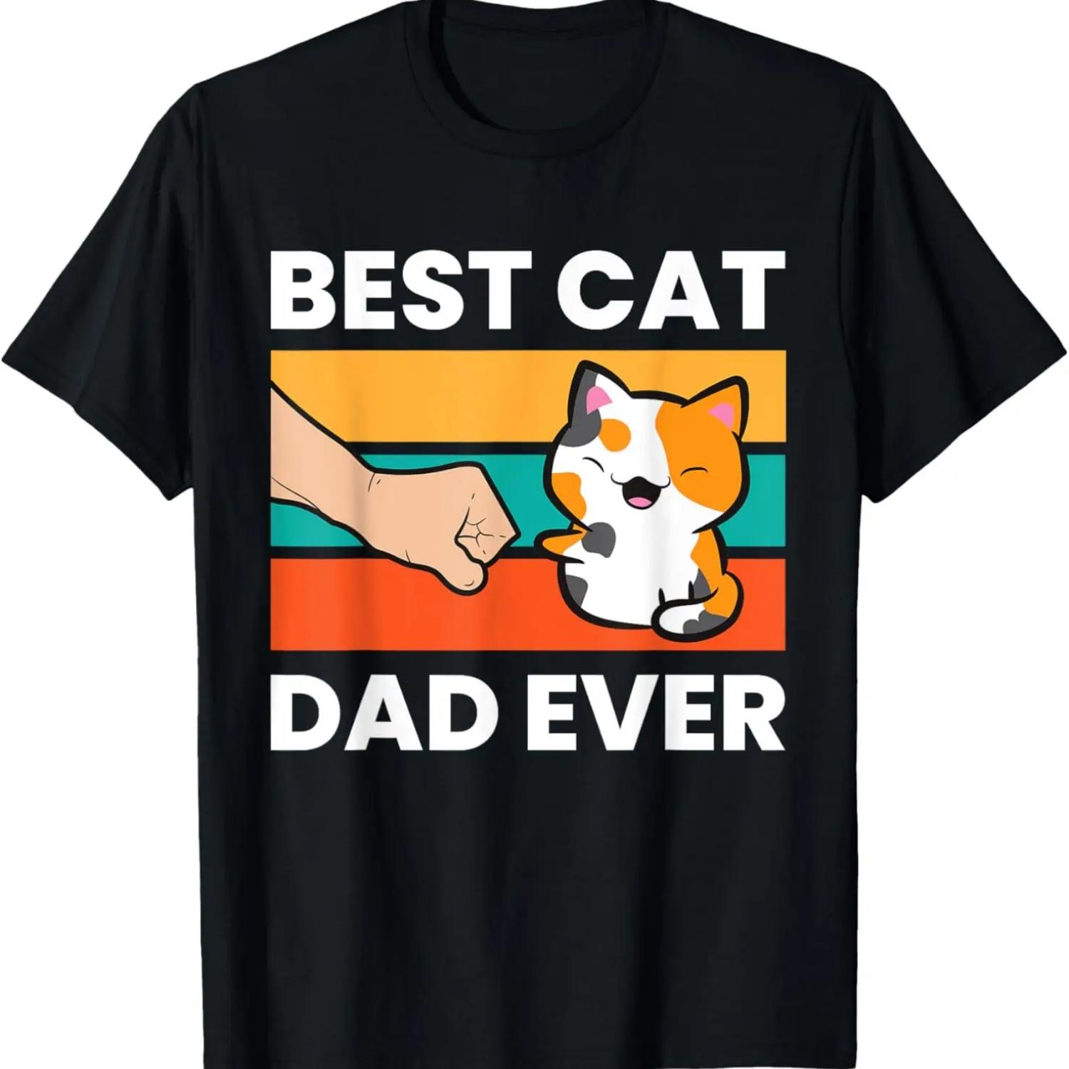 Лучший папа-кот на свете Папа Кот Калико Футболка S