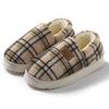 Couple Cotton Slipper Bag and Thick-bottomed Home Indoor Bedroom Autumn and Winter Velvet Warm Wool Slippers